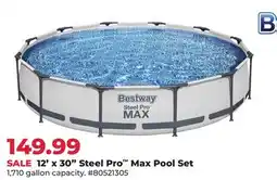 Runnings 12' x 30 Steel Pro Max Pool Set offer