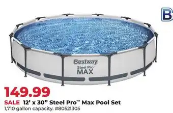Runnings 12' x 30 Steel Pro Max Pool Set offer