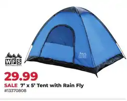 Runnings 7' x 5' Tent with Rain Fly offer