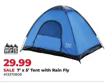 Runnings 7' x 5' Tent with Rain Fly offer