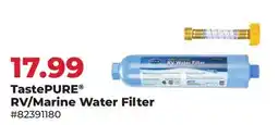 Runnings TastePURE RV/Marine Water Filter offer