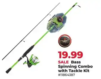 Runnings Bass Spinning Combo with Tackle Kit offer