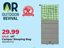 Runnings 40º Camper Sleeping Bag offer