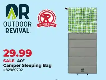 Runnings 40º Camper Sleeping Bag offer