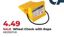 Runnings Wheel Chock with Rope offer
