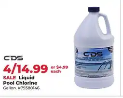 Runnings CDS Liquid Pool Chlorine offer