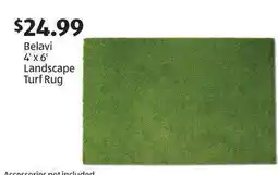 Aldi Belavi Landscape Turf Rug offer