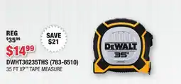 Runnings DEWALT 35 FT XP TAPE MEASURE offer