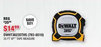 Runnings DEWALT 35 FT XP TAPE MEASURE offer