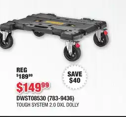 Runnings DEWALT TOUGH SYSTEM 2.0 DXL DOLLY offer