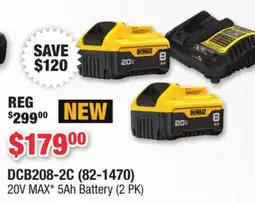 Runnings DEWALT 20V MAX 5Ah Battery (2 PK) offer