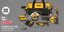 Runnings DEWALT 20V MAX Brushless 6-Tool Combo Kit offer
