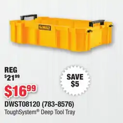 Runnings DEWALT ToughSystem Deep Tool Tray offer