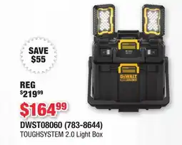Runnings DEWALT TOUGHSYSTEM 2.0 Light Box offer