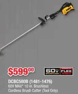 Runnings 60V MAX* 10 in. Brushless Cordless Brush Cutter offer