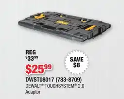 Runnings DEWALT TOUGHSYSTEM 2.0 Adaptor offer
