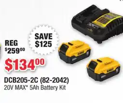 Runnings DEWALT 20V MAX 5Ah Battery Kit offer