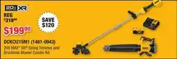 Runnings 20V MAX* XR String Trimmer and Brushless Blower Combo Kit offer
