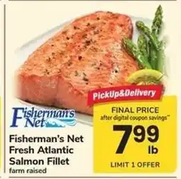 Safeway Fisherman's Net Fresh Atlantic Salmon Fillet offer