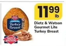 Safeway Dietz & Watson Gourmet Lite Turkey Breast offer