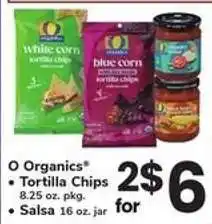 Safeway O Organics Tortilla Chips & Salsa offer