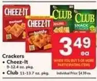 Safeway Crackers offer