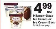 Safeway Häagen-Dazs Ice Cream or Ice Cream Bars offer