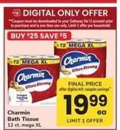 Safeway Charmin Bath Tissue offer