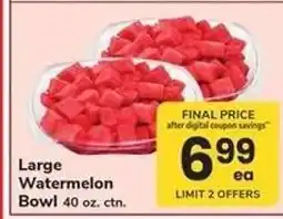 Safeway Large Watermelon Bowl offer