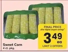 Safeway Sweet Corn offer