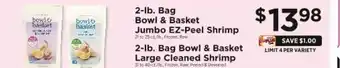 ShopRite Bowl & Basket Jumbo EZ-Peel Shrimp offer