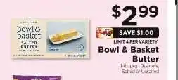 ShopRite Bowl & Basket Butter offer