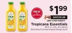 ShopRite Tropicana Essentials offer