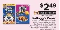 ShopRite Kellogg's Cereal offer