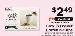 ShopRite Bowl & Basket Coffee K-Cups offer