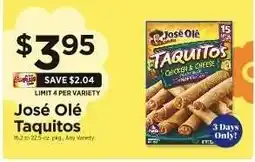 ShopRite Jose Ole' Taquitos offer
