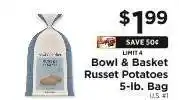ShopRite Bowl & Basket Russet Potatoes offer