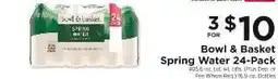 ShopRite Bowl & Basket Spring Water 24-Pack offer
