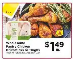 ShopRite Wholesome Pantry Chicken Drumsticks or Thighs offer