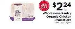 ShopRite Wholesome Pantry Organic Chicken Drumsticks offer