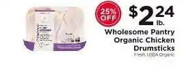 ShopRite Wholesome Pantry Organic Chicken Drumsticks offer