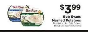ShopRite Bob Evans Mashed Potatoes offer