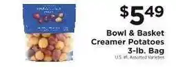 ShopRite Bowl & Basket Creamer Potatoes offer