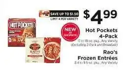 ShopRite Hot Pockets 4-Pack offer