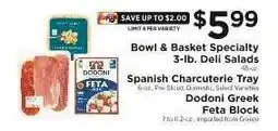 ShopRite Bowl & Basket Specialty 3-lb. Deli Salads offer