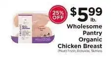 ShopRite Wholesome Pantry Organic Chicken Breast offer