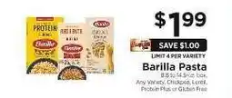 ShopRite Barilla Pasta offer