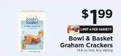 ShopRite Bowl & Basket Graham Crackers offer