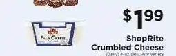 ShopRite ShopRite Crumbled Cheese offer