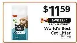 ShopRite World's Best Cat Litter offer